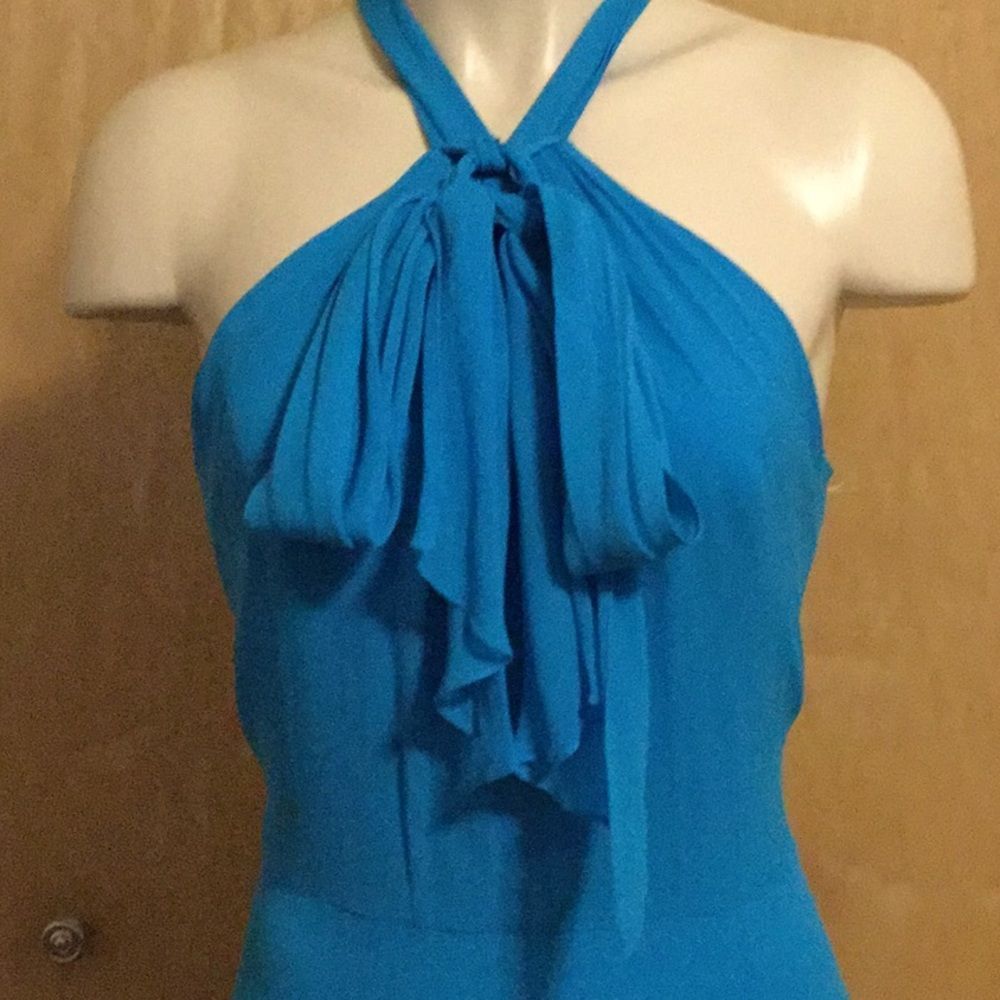 Theia Ruffled Chiffon Gown STYLE #: 883210 - Picture 2 of 8